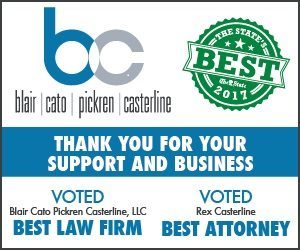 THANK YOU FOR VOTING BLAIR CATO PICKREN CASTERLINE "BEST OF" 
